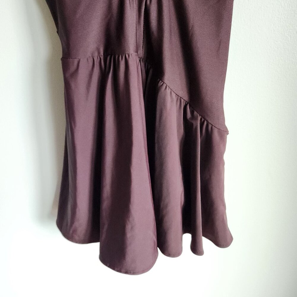 Miraclesuit Swimsuit 8 Brown Women's Swim Dress One Piece Bathing Suit - Picture 7 of 10